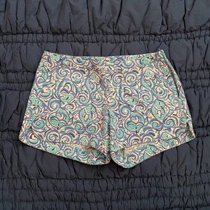 Lilly Pulitzer Blue/White Patterned Shorts